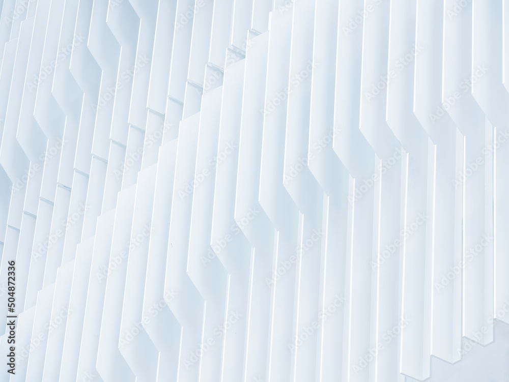 Poster white background steel pattern gradation line minimal design