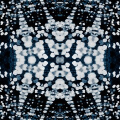 Tie Dye Colors. Grey Pattern. Indigo Color Tie