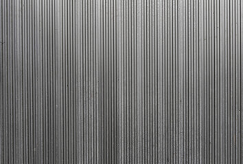 Grooved Metal Ribbed Wall Rough Surface Industrial Background Texture.