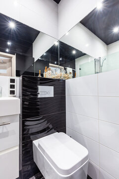 Modern small bathroom interior