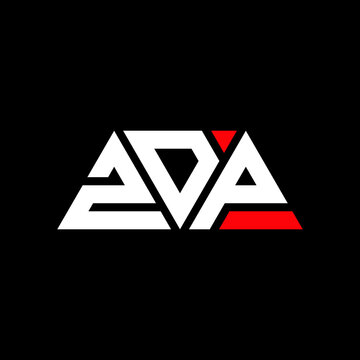 ZDP triangle letter logo design with triangle shape. ZDP triangle logo design monogram. ZDP triangle vector logo template with red color. ZDP triangular logo Simple, Elegant, and Luxurious Logo...