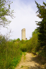 Brandenburg castle ruins near the village of Lauchr&ouml;den in Thuringia.
