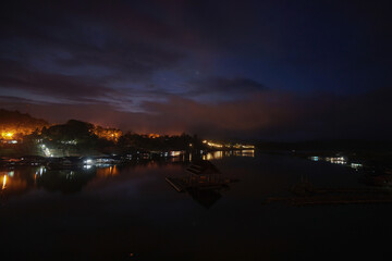 sunset over the river © ATIPPORN