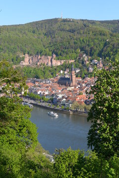 Heidelberg Altstadt Aussicht Panorama