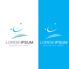 Cleaning logo, cleaning protection logo and house cleaning logo.With a template illustration vector design concept.