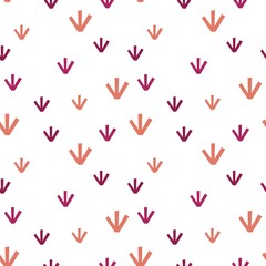 Background from decorative grass. Vector seamless pattern.