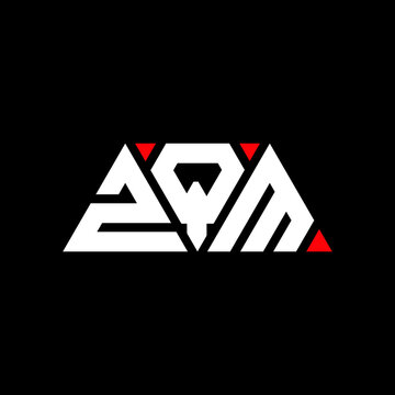 ZQM triangle letter logo design with triangle shape. ZQM triangle logo design monogram. ZQM triangle vector logo template with red color. ZQM triangular logo Simple, Elegant, and Luxurious Logo...