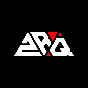ZRQ triangle letter logo design with triangle shape. ZRQ triangle logo design monogram. ZRQ triangle vector logo template with red color. ZRQ triangular logo Simple, Elegant, and Luxurious Logo...