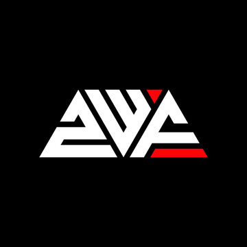 ZWF triangle letter logo design with triangle shape. ZWF triangle logo design monogram. ZWF triangle vector logo template with red color. ZWF triangular logo Simple, Elegant, and Luxurious Logo...
