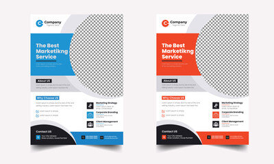 Creative Corporate & Business Flyer Template. Business Flyer Nd Poster Template. 