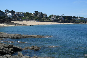 Plage de Port-Riou de Dinard en Bretagne