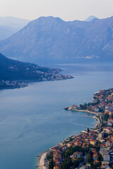 Fototapeta premium view of kotor bay