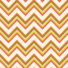 Retro zigzag seamless background