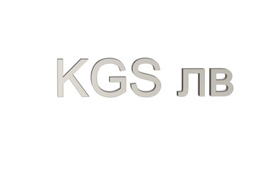 Kyrgyzstani som, KGS, currency of kyrgyzstan in metallic Silver 