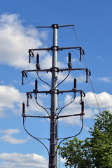 energy transmission mast.