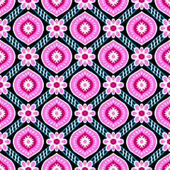 seamless pattern with flowers