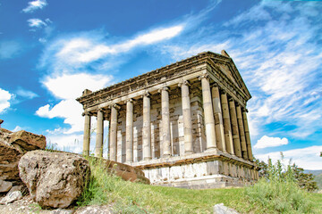 Greco-Roman architecture and culture. An old temple built in Greco-Roman style. Landmarks of the...