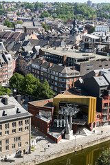 Belgique Wallonie Namur tourisme ville monument immobilier téléphérique transport Citadelle
