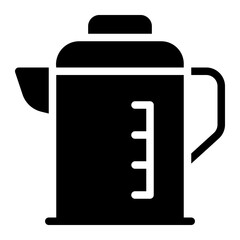 coffee pot glyph icon