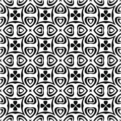 seamless pattern.Simple stylish abstract geometric background. Monochrome image. Black and white color. Design for decor, prints, textile or wrapping.Design element for prints. 