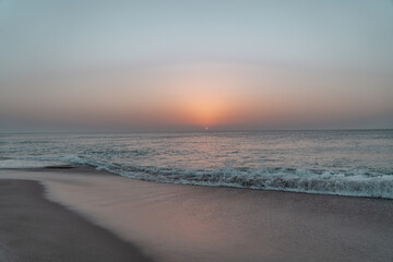 Beautiful sunrise in Oman