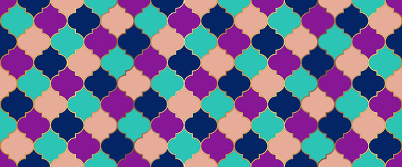 Moroccan Seamless Texture Moroccan Seamless Mosaic Pattern. Persian Mosque