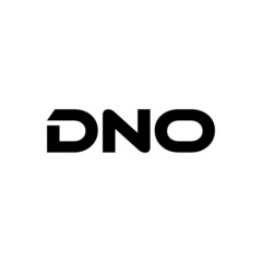 DNO letter logo design with white background in illustrator, vector logo modern alphabet font overlap style. calligraphy designs for logo, Poster, Invitation, etc.