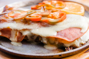 delicious chicken prepared to enjoy for lunch