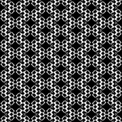The Black and White for Modern Fashion in Seamless Pattern