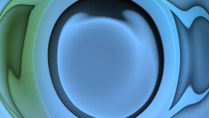 Colored Motion Wavy Circles Vignette Waterdrop Wavy in Center Abstract Background