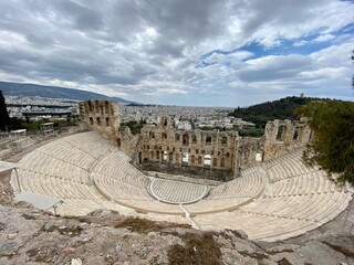 Amphitheater/ Dionysostheater der Akropolis in Athen