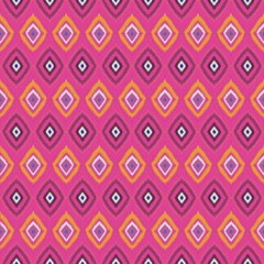 Geometric ethnic pattern seamless. seamless pattern. design for fabric, curtain, pink background.