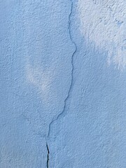crack blue cement wall texture