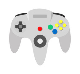 Console Video Game Joystick. Vector illustration