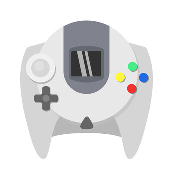 Console Video Game Joystick. Vector illustration