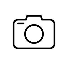 Camera Icon Design Vector Illustrator Template