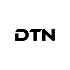 DTN letter logo design with white background in illustrator, vector logo modern alphabet font overlap style. calligraphy designs for logo, Poster, Invitation, etc.