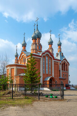 Church  in the urban-type settlement of Rudnichny, Kemerovo region-Kuzbass