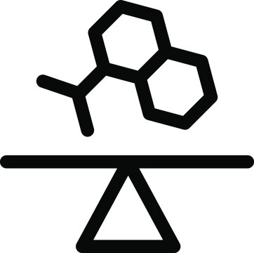 Concept Of Hormonal Balance, Vector Icon