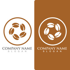 coffee bean icon vector