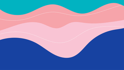 Colorful Summer background layout banners design. Horizontal poster, greeting card, header for website