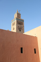 Fototapeta premium Kutubiyya Mosque in Marrakesh, Morocco