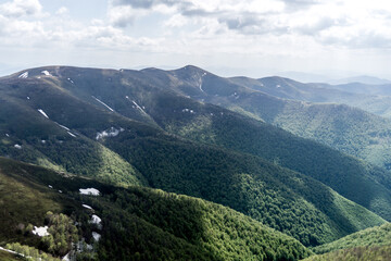 Naklejka premium May on the Borzhava ridge