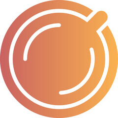 Coffee cup gradient icon