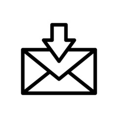 Mail Icon Design Vector Illustrator (Editable Stroke)