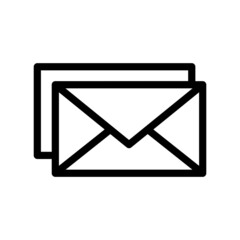 Mail Icon Design Vector Illustrator (Editable Stroke)