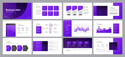 business presentation template design backgrounds and page layout design for brochure, book, magazine, annual report and company profile, with info graphic elements graph design concept