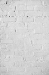 The softness of the white brick wall in vintage style. The room's masonry wall is soft for a nice background. White walls of the house surface weathered light.