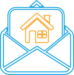 Email and mail icon sign symbol design