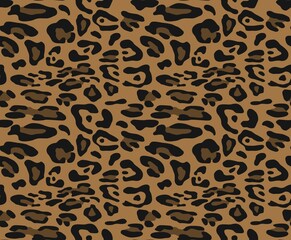 
Texture leopard vector seamless pattern, fashion design for print clothes, fabrics.